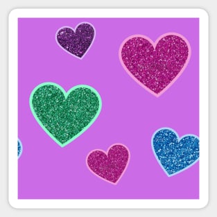 Glitter Hearts - The Prom Musical Sticker